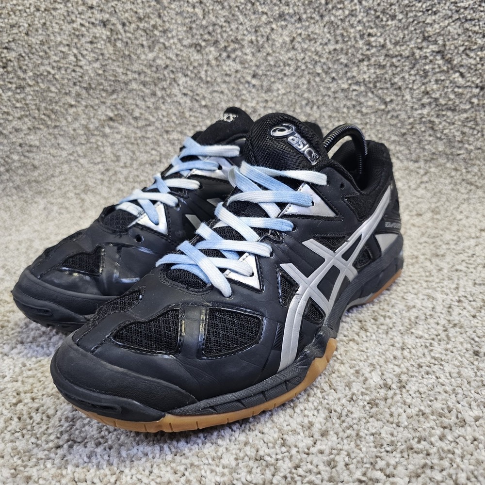 ASICS GEL-TACTIC Women's Size 10 Black / Silver Running / Volleyball Shoes